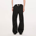 KREATE Sculpted Pleated Straight-Leg Trousers