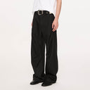 KREATE Sculpted Pleated Straight-Leg Trousers
