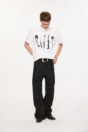 KREATE Sculpted Pleated Straight-Leg Trousers