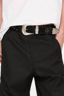 KREATE Sculpted Pleated Straight-Leg Trousers