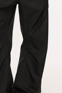 KREATE Sculpted Pleated Straight-Leg Trousers