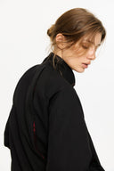 KREATE Floral-Lined Spliced Harrington Jacket