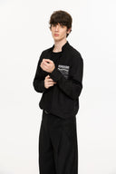 KREATE Faux Layered Fair Isle Pocket Shirt