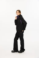 KREATE Asymmetric-Zip Teflon Hooded Jacket