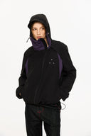 KREATE Asymmetric-Zip Teflon Hooded Jacket