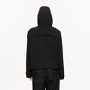 KREATE Asymmetric-Zip Teflon Hooded Jacket