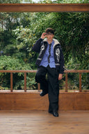 KREATE Fair Isle Faux Fur Lining Jacket