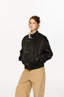 KREATE Faux Fur Lining PU Jacket