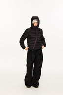 KREATE Asymmetric Contrast Light Down Jacket