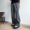KREATE Curved Panel Drawstring-Hem Waterproof Pants