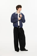 KREATE Contrast Floral Collar Jacket