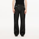 KREATE Floral Lined Stitched Jeans