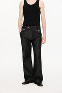 KREATE Floral Lined Stitched Jeans