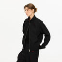 KREATE Floral-Lined Spliced Harrington Jacket