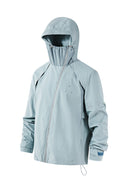 KREATE Asymmetric-Zip Teflon Hooded Jacket