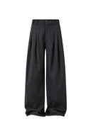 KREATE Triple-Pleat Wide-Leg Trousers