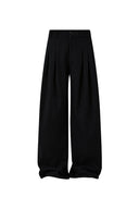 KREATE Triple-Pleat Wide-Leg Trousers