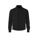 KREATE Floral Jacquard Trim Pocket Shirt