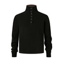 KREATE Contrast Layered Collar Ribbed Sweater