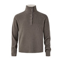 KREATE Contrast Layered Collar Ribbed Sweater