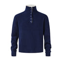 KREATE Contrast Layered Collar Ribbed Sweater