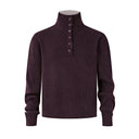 KREATE Contrast Layered Collar Ribbed Sweater