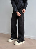 KREATE Curved Panel Drawstring-Hem Waterproof Pants